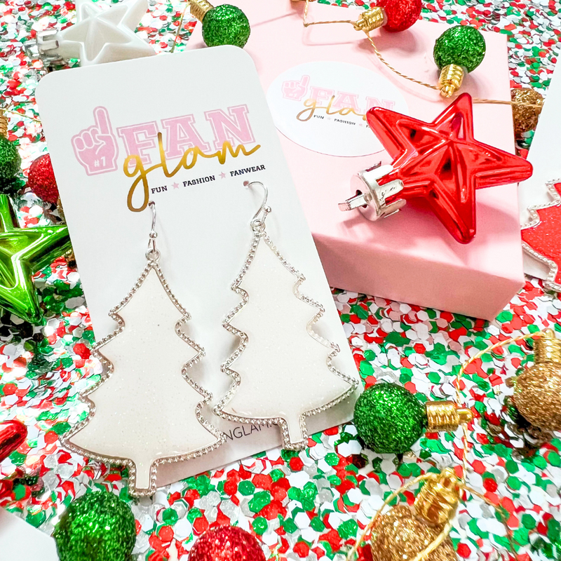 Our Holiday silver trimmed tree dangles are perfect for all your holiday festivities.  A great stocking stuffer or secret Santa gift, don't miss out on these holiday must-haves.