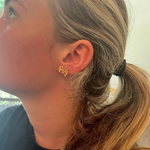 Show your Razorback pride in style with these Woo Pig gold stud earrings. Compact and dazzling, they add a subtle yet spirited touch to any outfit. Perfect for game days or everyday wear, these earrings let you celebrate your team wherever you go with a playful, gleaming finish.