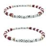 Take your college spirit to the next level in our new Word Wrap Oklahoma Sooners Stacks!&nbsp;  Two bracelets in one, you can wear your favorite team colors and represent your team mascot + motto all at the same time!&nbsp; Just twist your stack from front to back to showoff your team spirit.