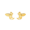 Go Jackets!! Show off your team spirit when you wear these Yellow Jackets gold stud earrings. &nbsp;The perfect Game Day accessory to complete your look and show your spirit!