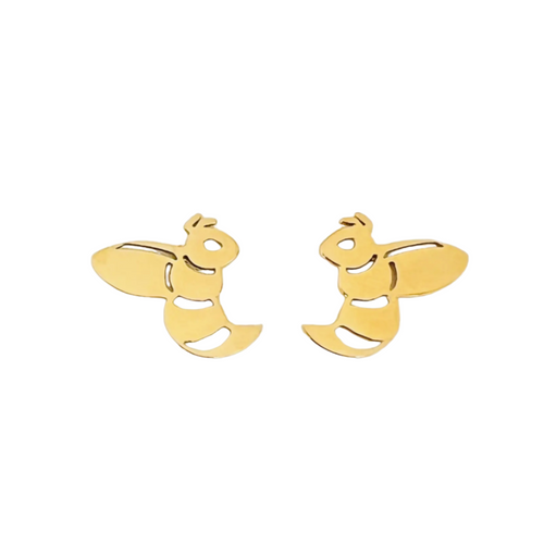 Go Jackets!! Show off your team spirit when you wear these Yellow Jackets gold stud earrings. &nbsp;The perfect Game Day accessory to complete your look and show your spirit!