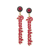 Show off your team spirit with these Arkansas Razorbacks Autograph Enamel Earrings! Lightweight and stylish, they add a touch of polish to any outfit—perfect for cheering on the Razorbacks at the game or adding some playful flair to your everyday look. Keep it classic and spirited wherever you go!