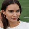 Show off your Clemson spirit with these playful Autograph Enamel Earrings. Lightweight and polished, they make a fun, stylish statement whether you’re cheering at the game or adding a pop of team pride to your daily look. Perfect for fans who love to keep it classic with a little extra energy!
