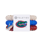 On Gameday, hold your hair and enhance your style with TELETIES. The strong grip, no rip hair tie that doubles as a bracelet. Strong, pretty and stylish, TELETIES are designed to withstand everyday demands while taking your Gameday look to the next level.