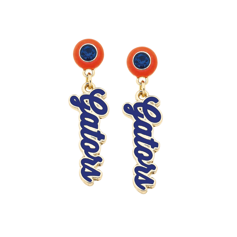 Show off your Florida Gators pride with these playful Autograph Enamel Earrings. Lightweight and polished, they add a spirited touch to your game day outfit or everyday look. Perfect for fans who want a stylish, subtle way to celebrate their team anywhere they go.