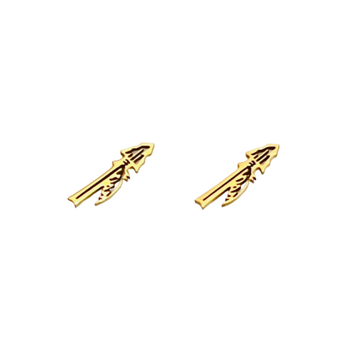 Bring some fun to your fandom with the Florida State Seminoles Fear the Spear Gold Stud Earrings. These charming studs feature the legendary spear design, letting you show off your team spirit with a playful sparkle. Ideal for game days or everyday wear, they add a bright, bold touch to your look while keeping your Seminoles pride front and center.