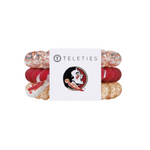 On Gameday, hold your hair and enhance your style with TELETIES. The strong grip, no rip hair tie that doubles as a bracelet. Strong, pretty and stylish, TELETIES are designed to withstand everyday demands while taking your Gameday look to the next level.