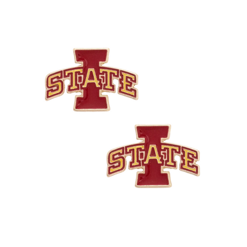 Show off your Cyclone pride with these playful Iowa State enamel logo stud earrings. Perfect for game day or everyday wear, their vibrant design adds a fun pop of color while keeping your look effortlessly cool. Lightweight and comfortable, these earrings make cheering for your team stylish and easy!