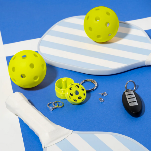 Protect your rings from scratches and dings with the Pickleball Lion Latch! This playful accessory keeps your jewelry safe while you focus on your game, letting you swing freely without worry. Keep your style intact on and off the court!