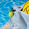 Keep your small jewelry safe and sound while you dive into the pool with the Water Polo Lion Latch! This special edition features a unique, patent-protected carabiner ring that must be fully removed before opening, ensuring your treasures stay put during all your water adventures. Playful and practical, it’s the perfect companion for water polo fans who want style and security in one.