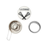 Keep your rings, earrings, and necklaces safe and sound inside the Lion Latch-Lacrosse while you’re out on the field! This playful accessory is perfect for lacrosse players who want to protect their favorite small jewelry during the game. Stay stylish and worry-free with the Lion Latch designed to keep your treasures secure no matter how intense the play gets!