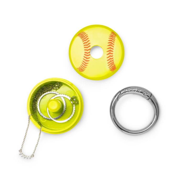Keep your jewelry safe and sound while you’re out on the field with the playful Lion Latch-Softball jewelry holder! Designed to hold your favorite pieces securely, it’s the perfect companion for softball fans who want to protect their treasures without missing a play. Let this lion’s charm guard your gems with a roar of style and fun!