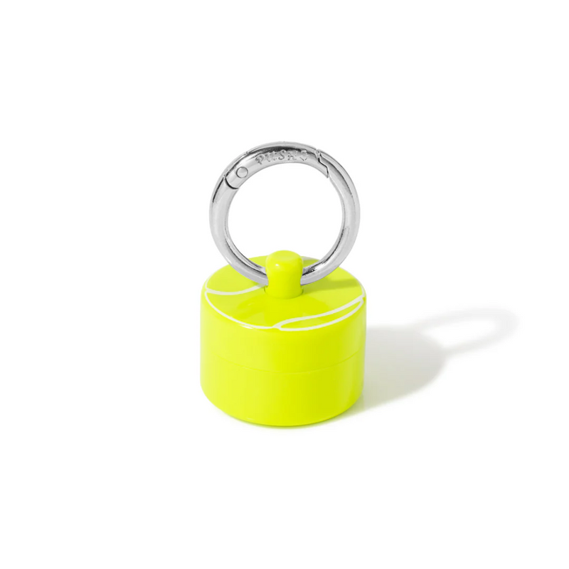 Keep your small jewelry safe on the go with the limited edition Lion Latch-Tennis! Featuring a patent-protected design, its custom carabiner ring must be fully removed before opening, ensuring your treasures stay secure. Easily clip it to keychains, sports bags, or more, so you’ll never leave your Lion Latch—or your precious items—behind. Perfect for tennis lovers who want fun and function in one playful accessory!