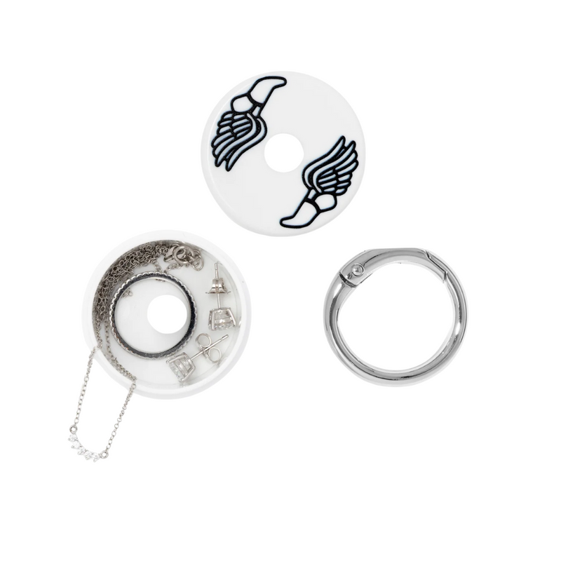 Perfect for any track and field meet, the Lion Latch-Track/Cross Country keeps your small jewelry safe while you focus on your best performance. This playful accessory helps prevent losing your favorite rings, earrings, and necklaces during your favorite events. Stay stylish and secure from start to finish with the Lion Latch designed just for athletes on the move!