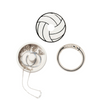Keep your small jewelry safe and stylish with the Volleyball Lion Latch! This special edition features a unique carabiner ring that must be fully removed before opening, ensuring your treasures stay secure. Easily clip it to your keychain, sports bag, or anywhere you like, so you never lose your Lion Latch or your precious items again. Perfect for on-the-go protection with a sporty twist!