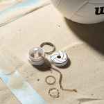 Keep your small jewelry safe and stylish with the Volleyball Lion Latch! This special edition features a unique carabiner ring that must be fully removed before opening, ensuring your treasures stay secure. Easily clip it to your keychain, sports bag, or anywhere you like, so you never lose your Lion Latch or your precious items again. Perfect for on-the-go protection with a sporty twist!