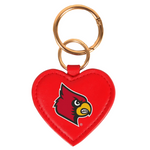 Show your Cardinal Pride with this Heart Charm Key Ring. Featuring a charming heart design, it’s the perfect way to keep your keys stylishly organized while celebrating your favorite team. A fun and functional accessory for any fan on the go!