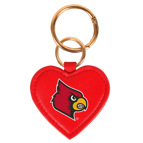 Show your Cardinal Pride with this Heart Charm Key Ring. Featuring a charming heart design, it’s the perfect way to keep your keys stylishly organized while celebrating your favorite team. A fun and functional accessory for any fan on the go!
