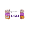 On Gameday, hold your hair and enhance your style with TELETIES. The strong grip, no rip hair tie that doubles as a bracelet. Strong, pretty and stylish, TELETIES are designed to withstand everyday demands while taking your Gameday look to the next level.