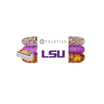On Gameday, hold your hair and enhance your style with TELETIES. The strong grip, no rip hair tie that doubles as a bracelet. Strong, pretty and stylish, TELETIES are designed to withstand everyday demands while taking your Gameday look to the next level.