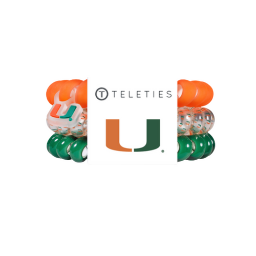 On Gameday, hold your hair and enhance your style with TELETIES. The strong grip, no rip hair tie that doubles as a bracelet. Strong, pretty and stylish, TELETIES are designed to withstand everyday demands while taking your Gameday look to the next level.