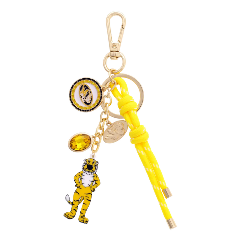 Missouri Tigers Cluster Bag Charm