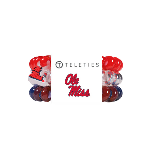 On Gameday, hold your hair and enhance your style with TELETIES. The strong grip, no rip hair tie that doubles as a bracelet. Strong, pretty and stylish, TELETIES are designed to withstand everyday demands while taking your Gameday look to the next level.
