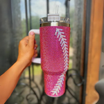 Sip in style on game day + every day!&nbsp; Add a touch of GAME DAY to any outfit with our Pink Crystal Baseball "Blinged Out" Tumbler!  Indulge in your love for&nbsp;the game&nbsp;and show off your&nbsp;team&nbsp;spirit. These stylish accessories are the perfect addition to your game day fit.