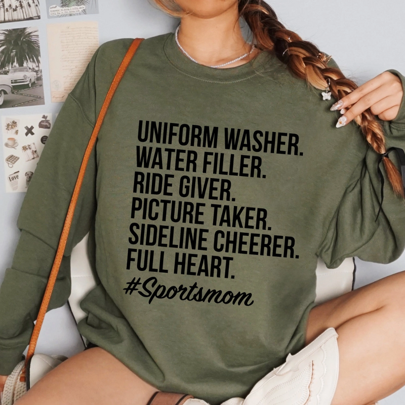Sports Mom Game Day Sweatshirt-4 Colors