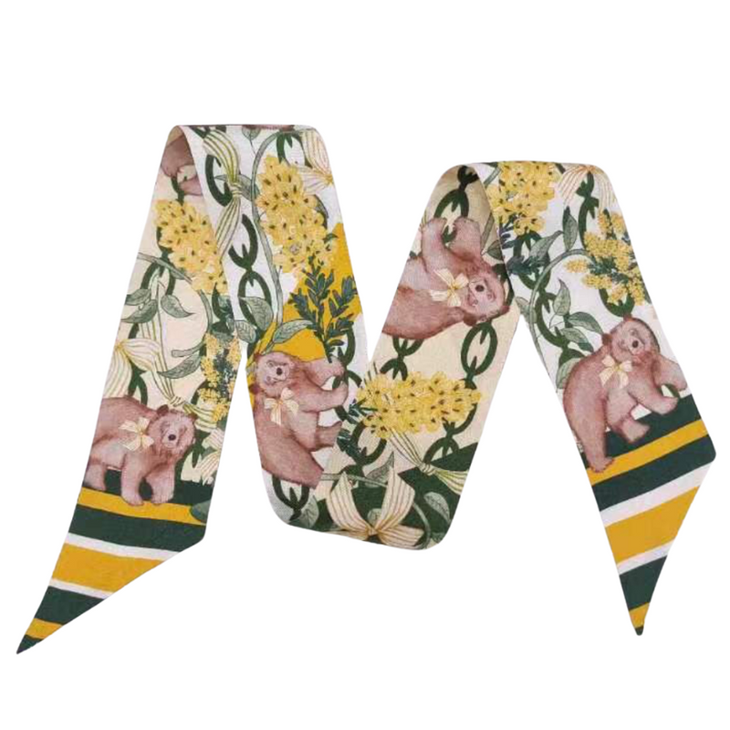Show your Baylor pride with our Waco, Texas Silk Scarflette! This versatile accessory adds a touch of Bear spirit to any outfit. Perfect for game days, campus strolls, or just flaunting your Waco love around town. Silky-smooth fabric that's as playful as a winning touchdown dance – sic 'em, Bears!