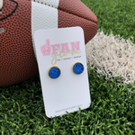 Our GameDay Circle Stud Earrings are the perfect pop of color for game time and a fun substitute for your everyday earrings!  Available in eleven fun colors, it's easy to mix and match all your favorite teams!
