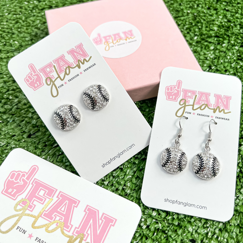  Beaded Baseball Football Earrings for Women Sports Earrings  Game Day Earrings Handmade Beaded Dangle Earrings Holiday Party Game  Jewelry Gifts (Baseball): Clothing, Shoes & Jewelry