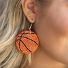 Show your love for the game when accessorizing your Game Day look with our sporty + chic sports ball rhinestone round dangle earrings.    Available in six sport options, they are the perfect accessory to coordinate with your Friday Night Lights ensemble or Saturday tailgate style.
