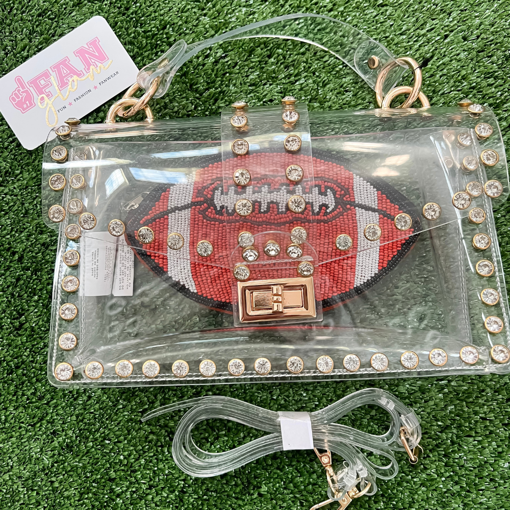 Maxbell Fashion Rhinestone Crystal Red Football Soccer Charm Purse Bag Key  Ring Keychain Keyfob - Aladdin Shoppers at Rs 509.99, New Delhi | ID:  2851638001673