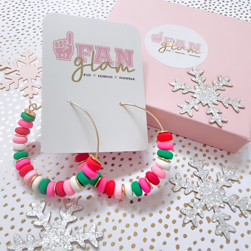 We are Candy Crushing over our newest arrival, our Candy Confetti Hoop Earrings!   So sweet they almost look good enough to eat!  Bright, fun and multi-colored our confetti hoops will give you a reason to cheer.    With over 50+ color combinations to choose from let us create the perfect pair for you!  Choose 1, 2, 3 or up to four colors!