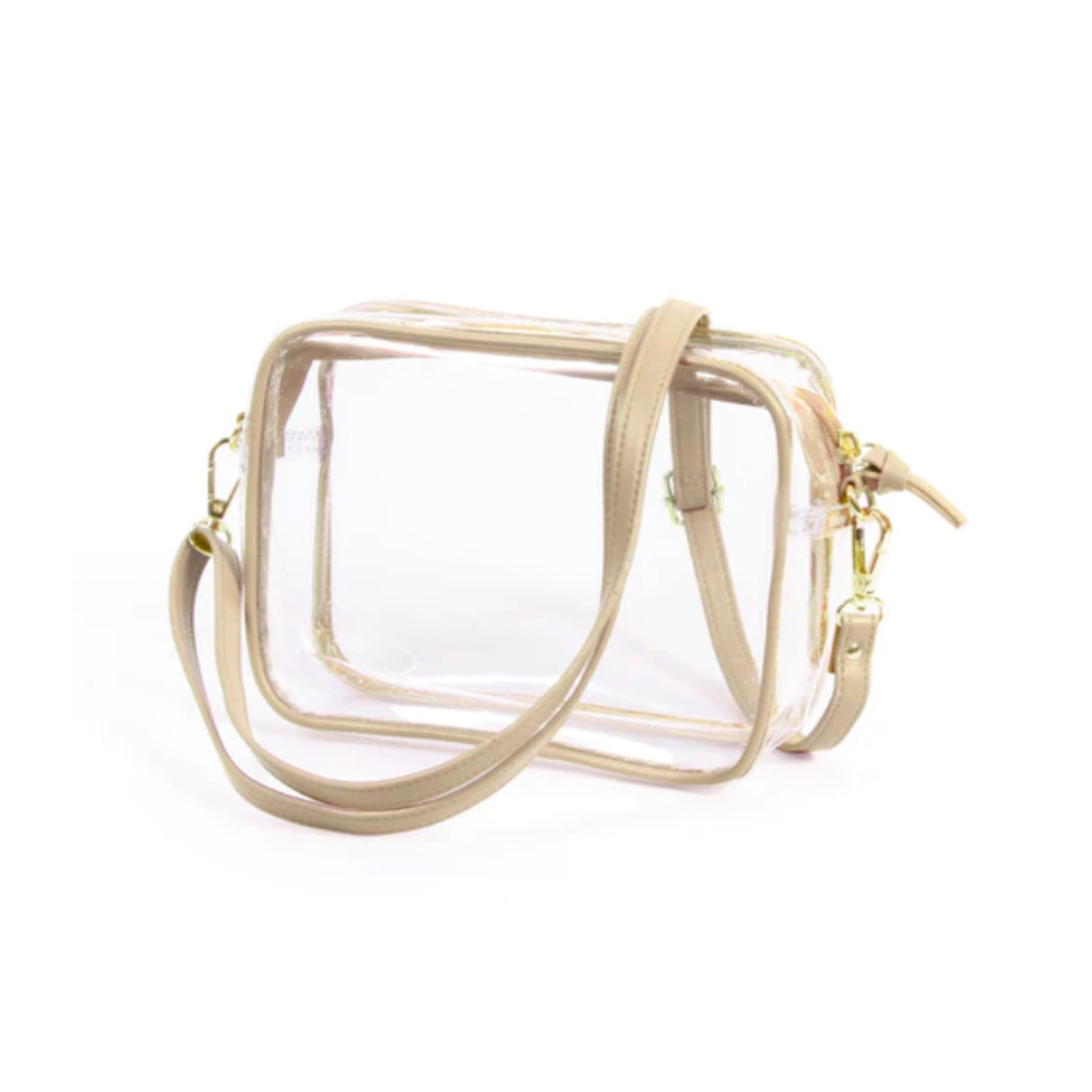 Clear Stadium Approved Crossbody Bag 9 Colors Red