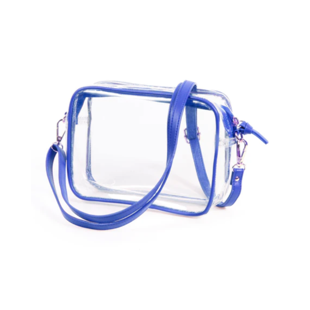 Clear Stadium Approved Crossbody Bag 9 Colors Purple