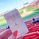 Show your love of the game when wearing our Enamel Heart Charm Necklace at the ball park.   Available in two versatile looks and colors, choose your favorite chain style and enamel heart color and make it your new everyday go-to layering piece.  It also makes the perfect heartfelt gift for someone you love. 