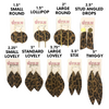 Our Fan Glam Earring Guide Features Each Silhouette, Style Name and Length For Comparison.