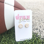 Our GameDay Circle Stud Earrings are the perfect pop of color for game time and a fun substitute for your everyday earrings! Available in over a dozen NEW fun color ways, it's easy to mix and match all your favorite teams!