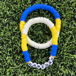 You'll be the talk of the tailgate when you arrive wearing your Gameday Bracelet set!  Designed with all your favorite team's colors, it's the perfect arm stack to wear to the game this week.
