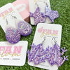 Our GameDay Glitter Glam Purple Collection is the perfect pop of color + glam for game time! Show off your team OR Texas state pride while sporting your favorite teams colors.