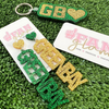 My new favorite go-to!  Our GameDay Green Bay Glitter Glam Earrings are the perfect pop of color + sparkle for game time! Super lightweight and comfortable, you will forget you have them on.  Available in a handful of fun colors, it's easy to mix and match all your favorite teams!