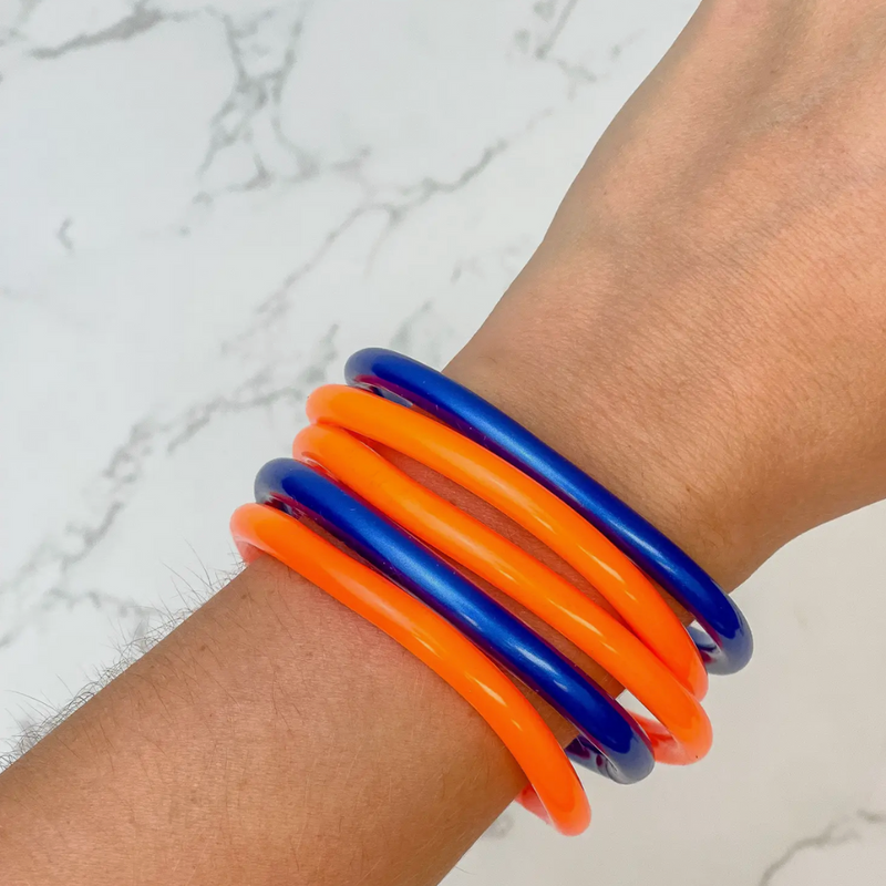 GAME DAY JELLY BANGLE BRACELETS