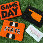 GAME DAY ORANGE + BLACK BEADED COLLECTION