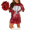 GAME DAY SEQUIN ELEPHANT DRESS/TUNIC/TOP