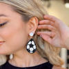 Show your love for the game when accessorizing your Game Day look with these uniquely sequined sports ball dangle earrings!   The perfect accessory to help coordinate with your Gameday ensemble.