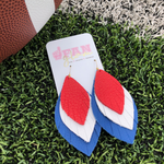 What's better than a duo...  Well that's easy, it's our Gameday Trio!  These lightweight tricolor earring combos are the perfect addition to your tailgate ensemble.  