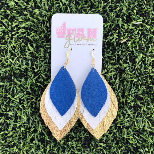 What's better than a duo...  Well that's easy, it's our Gameday Trio!  These lightweight tricolor earring combos are the perfect addition to your tailgate ensemble.  