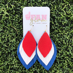 What's better than a duo...  Well that's easy, it's our Gameday Trio!  These lightweight tricolor earring combos are the perfect addition to your tailgate ensemble.  